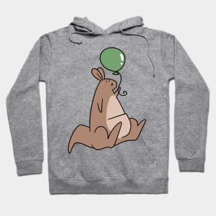 Green Balloon Kangaroo Hoodie